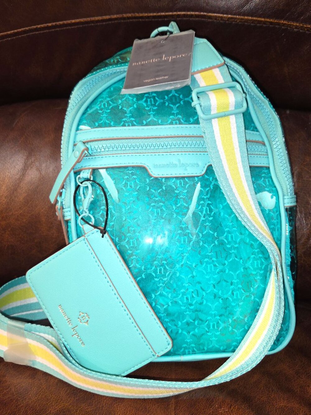 Nanette Lepore Kourt Logo Sling Backpack - NWT
